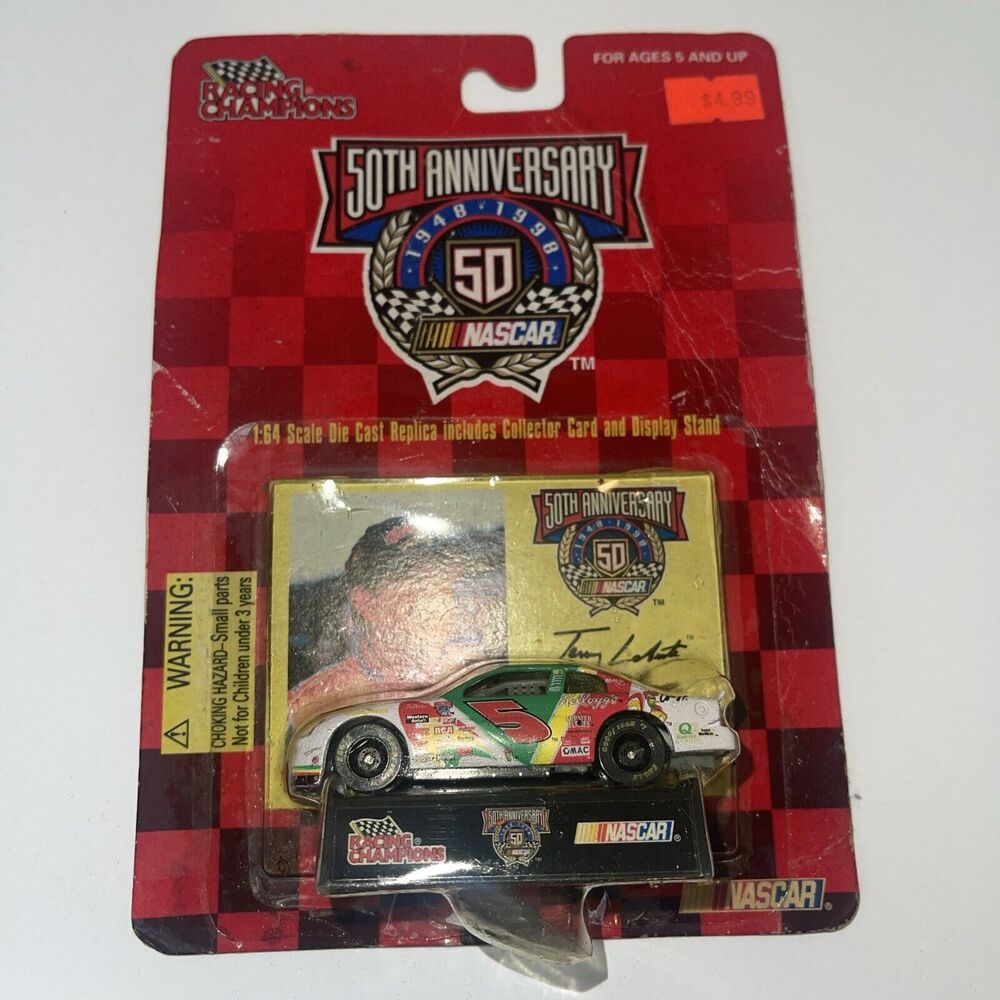 RACING CHAMPIONS 1995 Edition *TERRY LABONTE* Die-Cast 1:64 NASCAR #5 Kelloggs